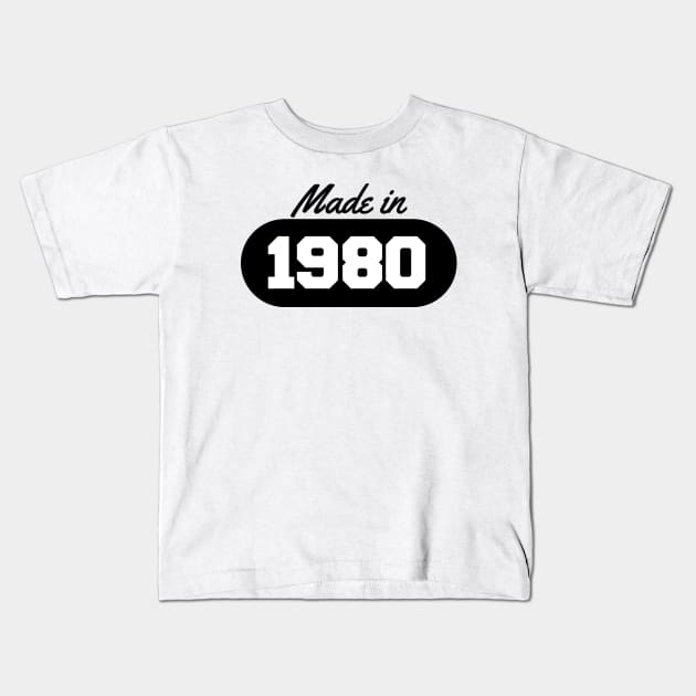 Made in 1980 Kids T-Shirt by AustralianMate